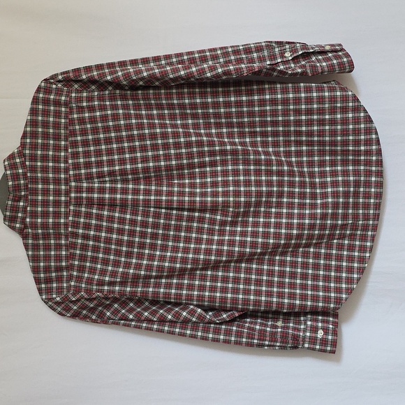 Ralph Lauren Boys Red/Green Plaid Button Down Cotton Shirt. Size Medium (10-12) - Picture 2 of 9